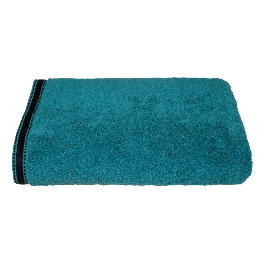 Toalha de banho joia 550 g/m² 100% algodão COR verde petróleo 100 x 150 cm