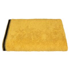 Toalha de banho joia 550 g/m² 100% algodão COR mostarda 100 x 150 cm
