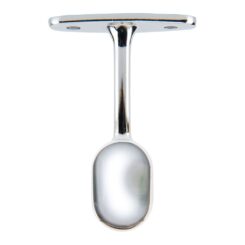 2 unid. suportes para armário terminal oval cromado cintacor - storplanet