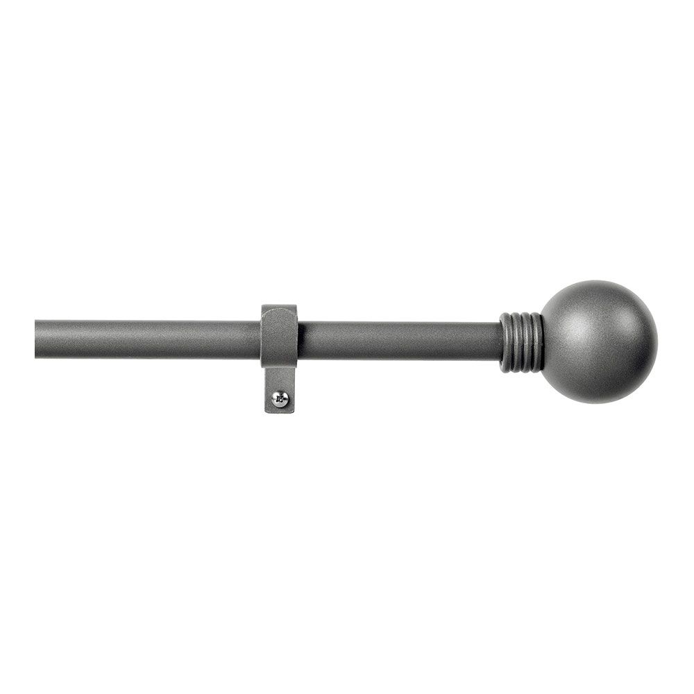KIT de varão para cortina com argolas extensíveis 160-300 cm