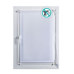 Cortina de rolo CLIP & FIX branca, 90 x 180 cm