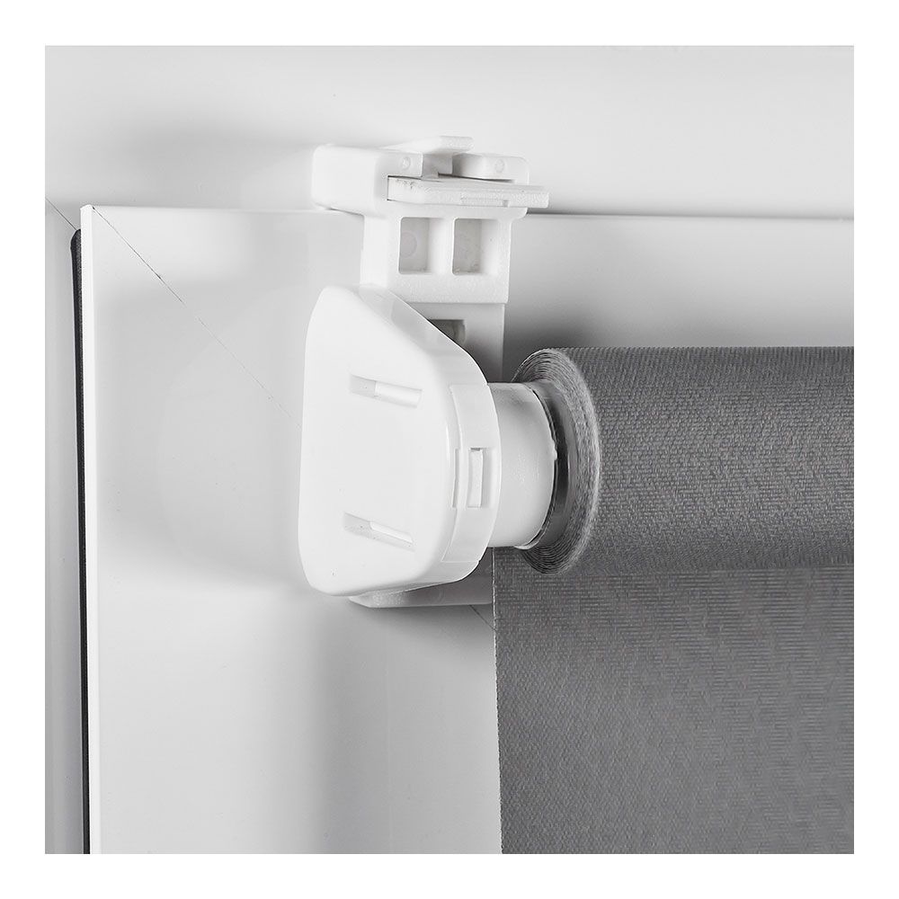 Cortina de rolo CLIP & FIX, cinza asfalto, 120 x 180 cm - Image 4