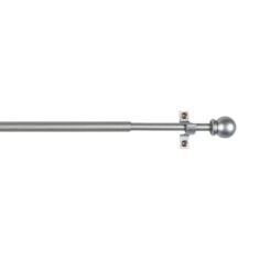 Varão de cortina extensível deco sphere cinza, 70-120 cm