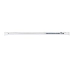 Varão de cortina extensível com sistema de pressão, modelo oval force, branco, 56-90 cm