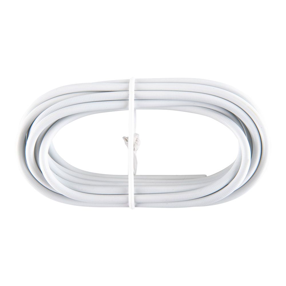 Suporte para cortina cabo laminado branco 0,4 cm x 3 m