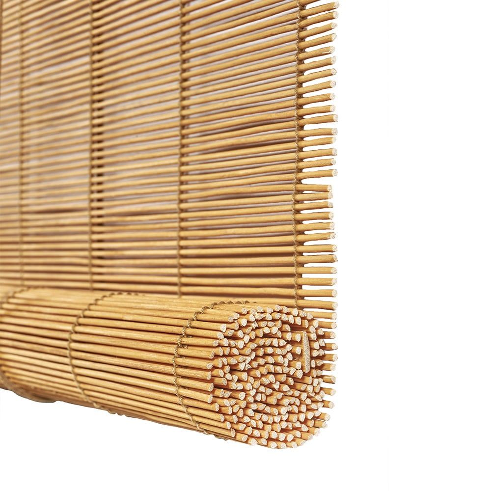 Cortina de rolo em bambu, ocre manga, 150 x 175 cm - Image 2