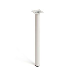 REI Perna cilíndrica mod. Aço 401g com acabamento branco ø30 x 400 mm