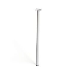 REI Perna cilíndrica mod. Aço 401g com acabamento branco ø30 x 700 mm