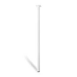 REI Perna cilíndrica mod. Aço 401g com acabamento branco ø30 x 800 mm