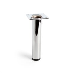 REI Perna cilíndrica mod. Aço 401g com acabamento cromado brilhante ø30 x 150 mm