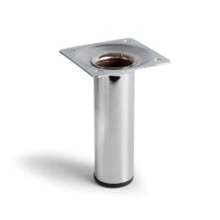 REI Perna cilíndrica mod. Aço 401g com acabamento cromado brilhante ø30 x 100 mm