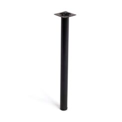 REI Perna cilíndrica mod. Aço 401g com acabamento preto ø30 x 400 mm