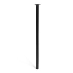 REI Perna cilíndrica mod. Aço 401g com acabamento preto ø30 x 800 mm