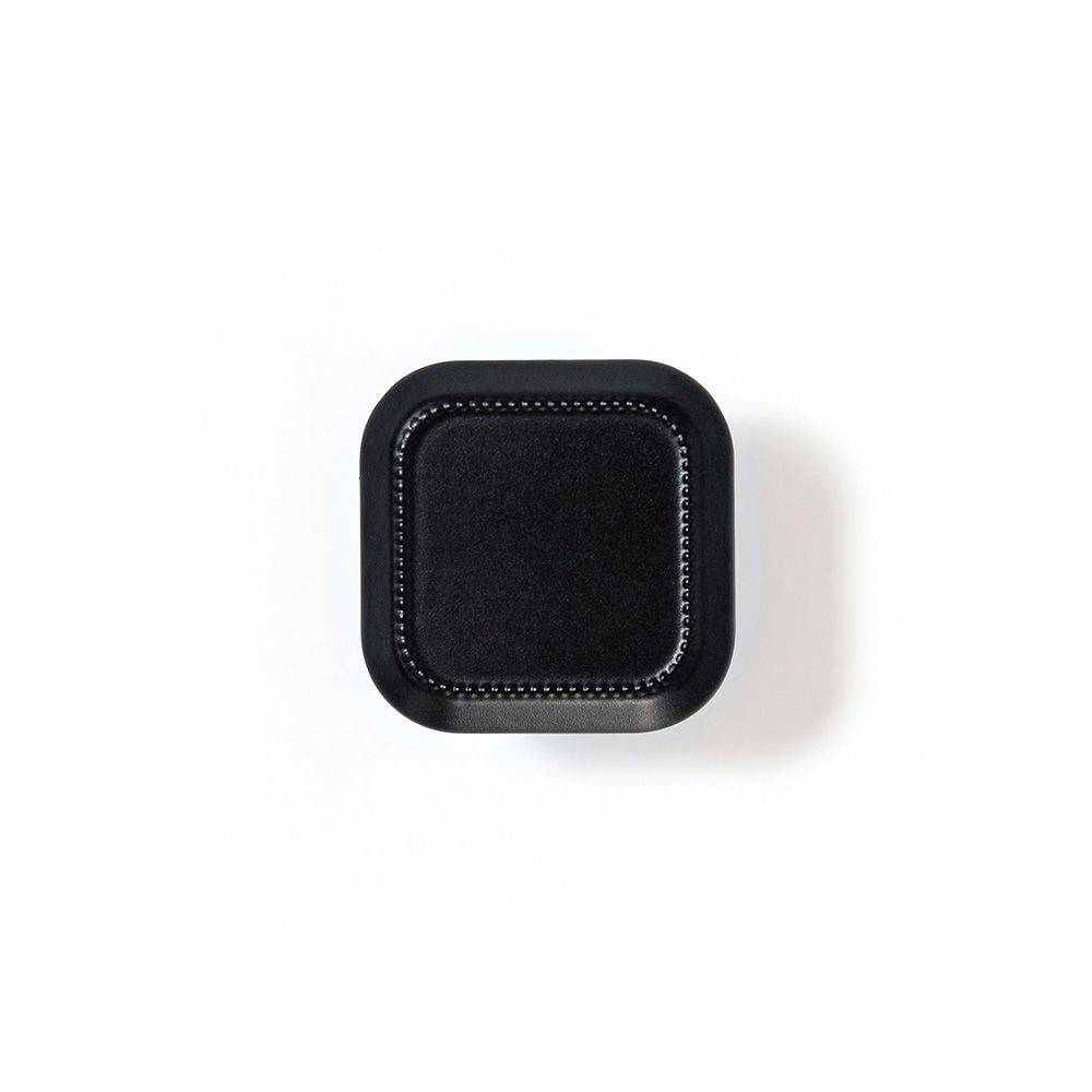 REI Puxador para móveis, modelo 3120, zamak com acabamento preto fosco, 30 x 30 mm, blister 4 unidades - Image 2