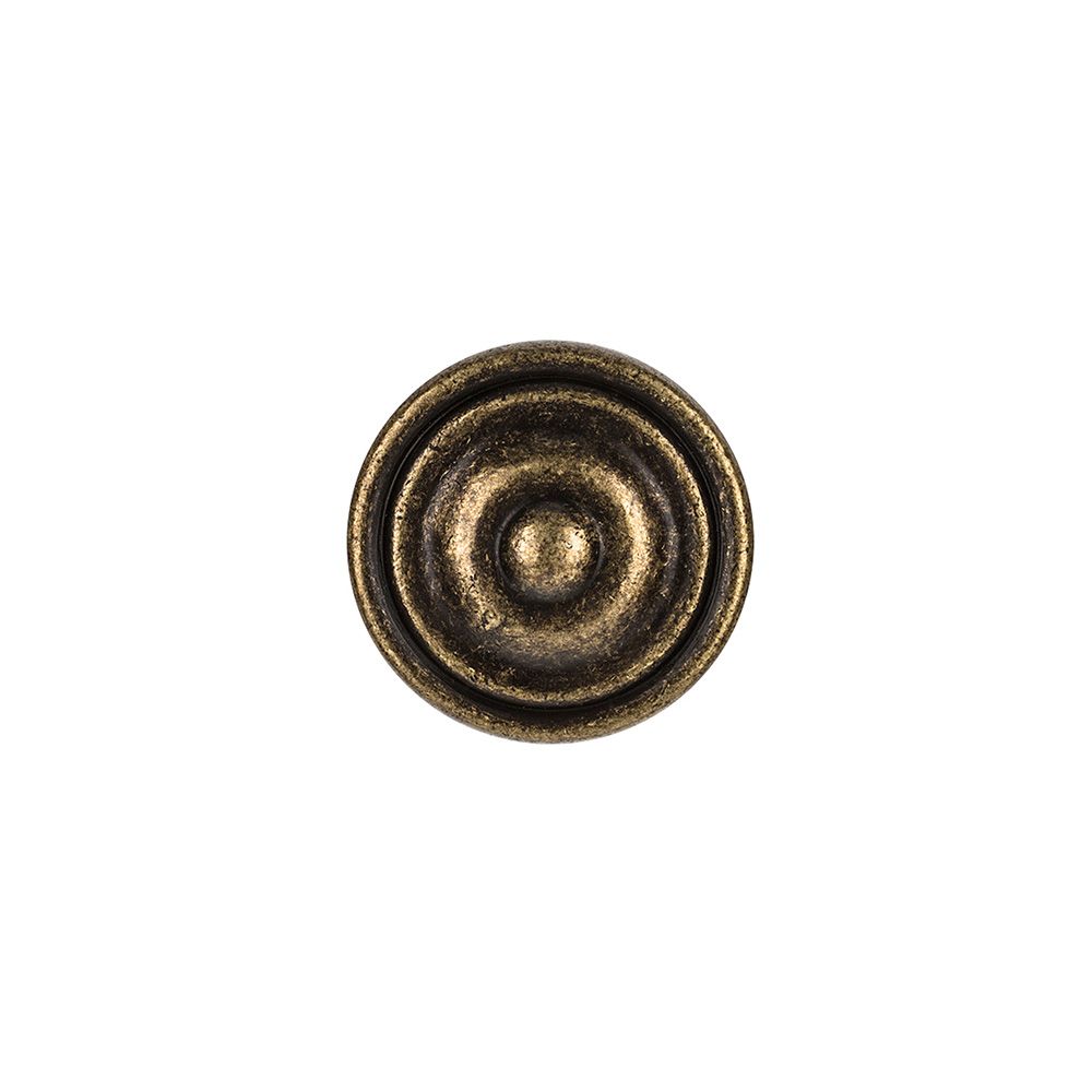 REI Puxador para móveis, modelo 3110, zamak com acabamento em couro antigo, ø35 mm, blister 4 unidades - Image 2