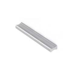 REI Puxador para móveis tipo puxador, modelo 2279, alumínio com acabamento anodizado fosco, 96 mm, blister 4 unidades