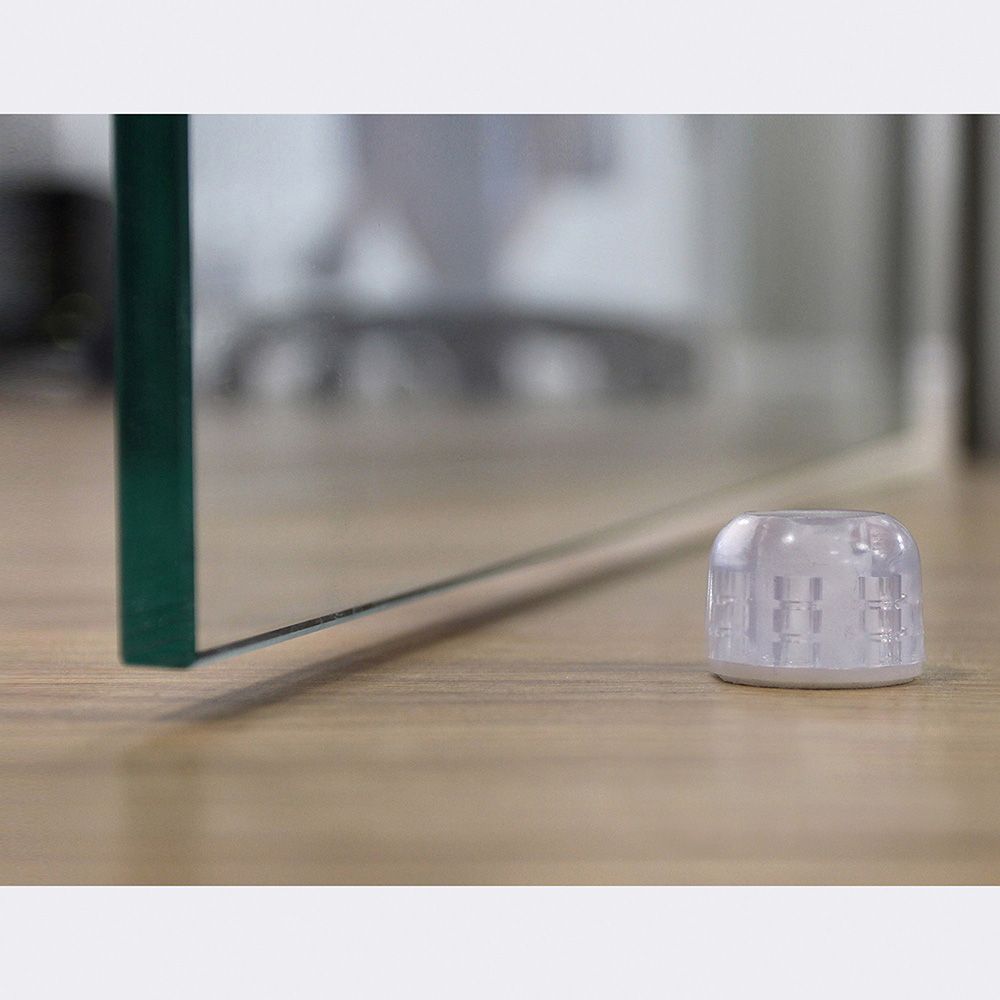 REI Batente de porta, plástico com acabamento transparente, fixação adesiva - Image 4