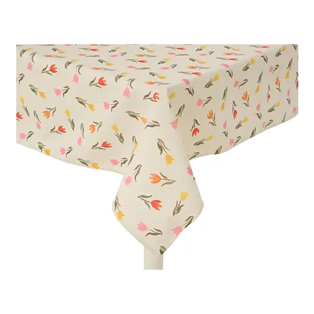 Toalha de mesa de poliéster e algodão, design de flores, modelos variados, 140 x 250 cm - Image 2