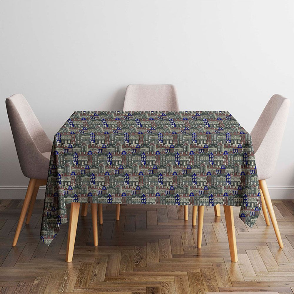 THINGS HOME TRADE Toalha de mesa anti-manchas Town 140 x 200 cm - Image 2