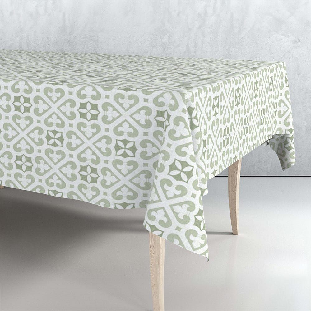 Toalha de mesa PVC com bainha cores sortidas 140 x 180 cm