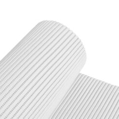 Rolo de carpete branco básico antiderrapante multiuso aqua-mat 65 cm x 15 m