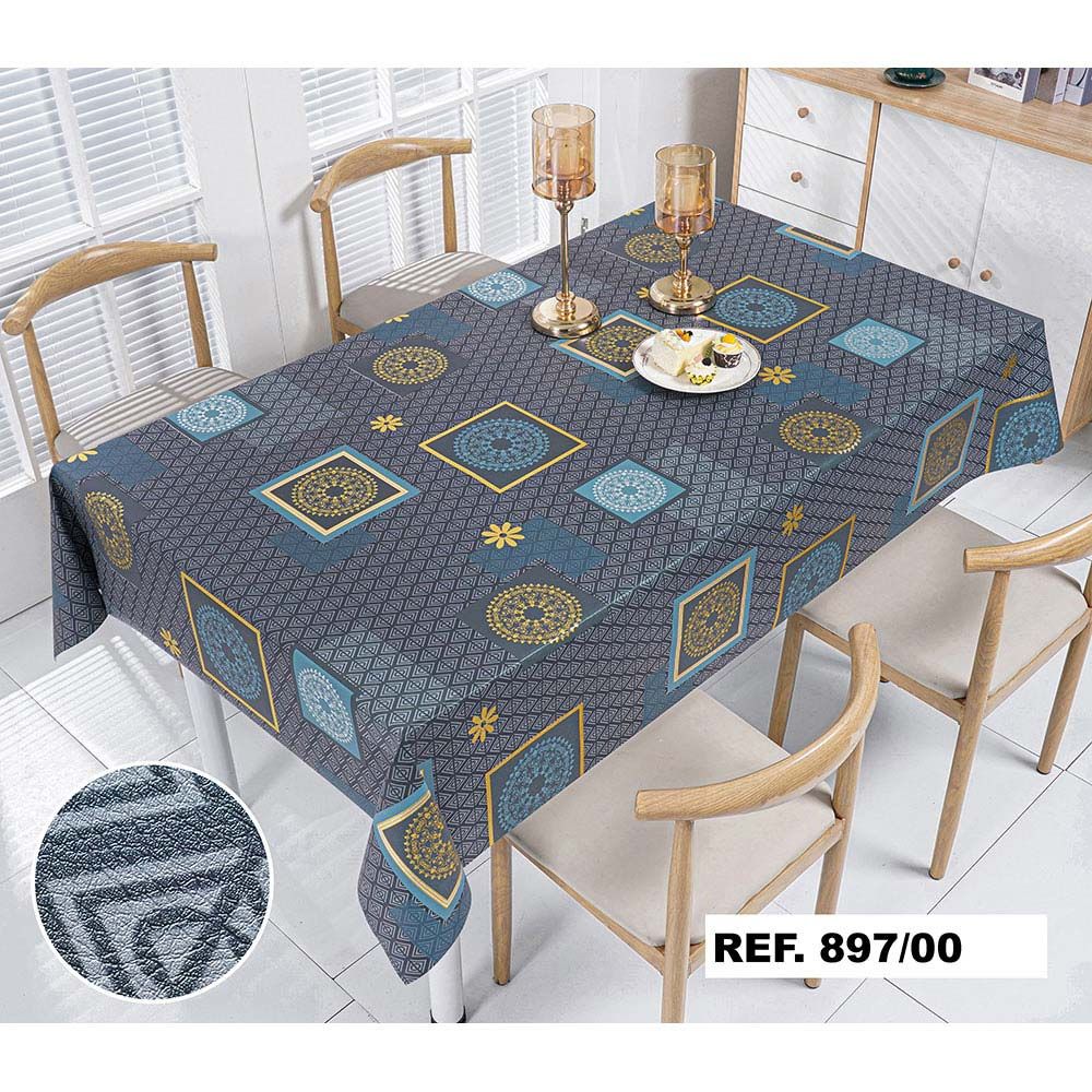 Rolo de toalha de mesa master gold azul 1,40 x 20 m