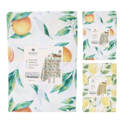 Toalha de mesa com estampado de frutas 180 x 130 cm