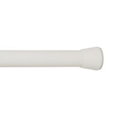 Barra extensível multiuso a pressão sem furos, branca, Ø2,8 - 2,5 x 70 - 120 cm