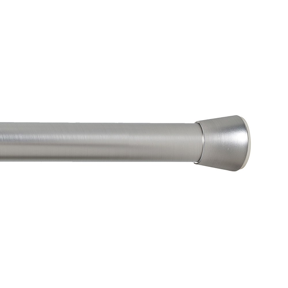 Barra extensível multiuso a pressão sem furos, prata, Ø2,8 - 2,5 x 70 - 120 cm