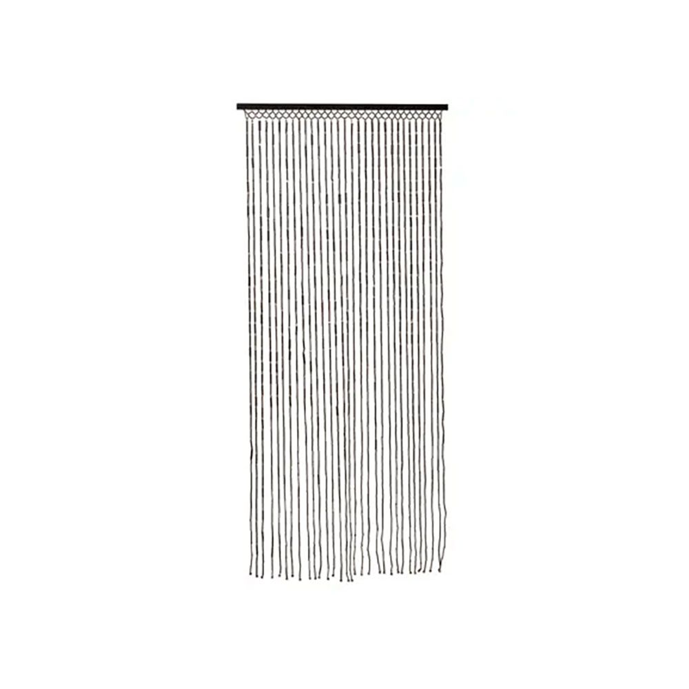 Cortina de bambu, COR castanho escuro, para porta, 90 x 200 cm