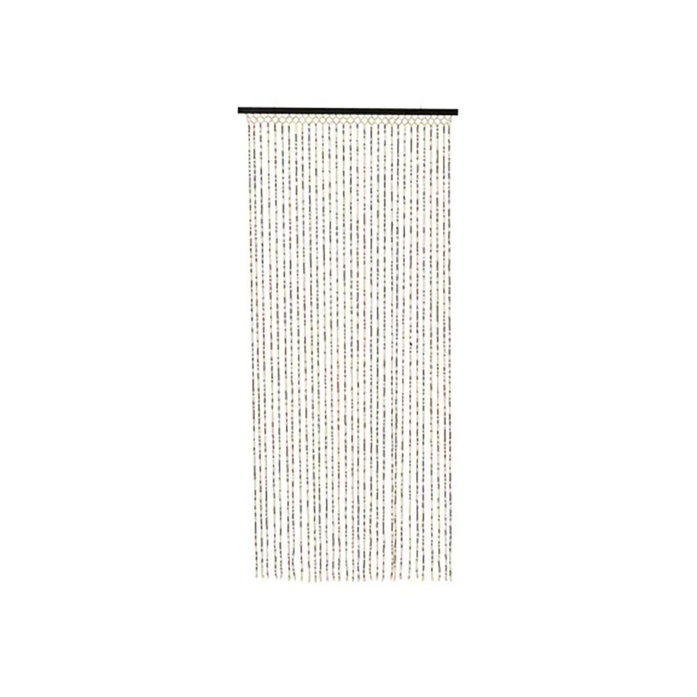 Cortina de bambu, COR castanha, para porta, 90 x 200 cm