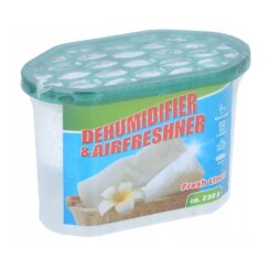 Desumidificador 2 em 1 com ambientador, 230 g, aromas sortidos, 15 x 8,5 x 10,5 cm
