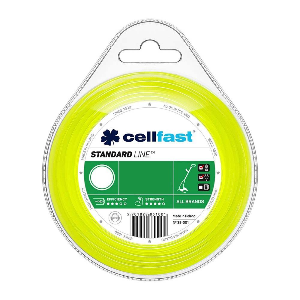 FIO para roçadora standard, redonda, Ø3,0 mm, dispensador 15 m