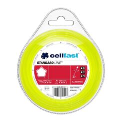 FIO para roçadora, estrela, Ø2,7 mm, dispensador 15 m