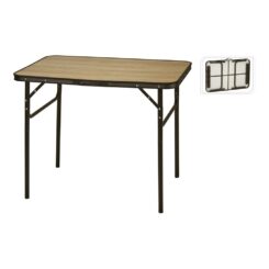 Mesa de campismo dobrável 90 x 60 x 30 cm