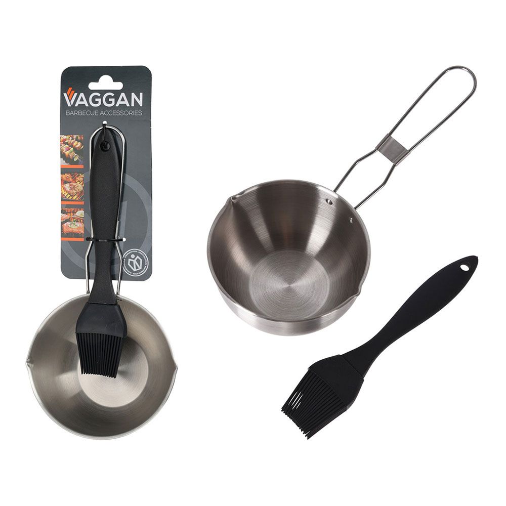 Barco de molho para churrasco com pincel