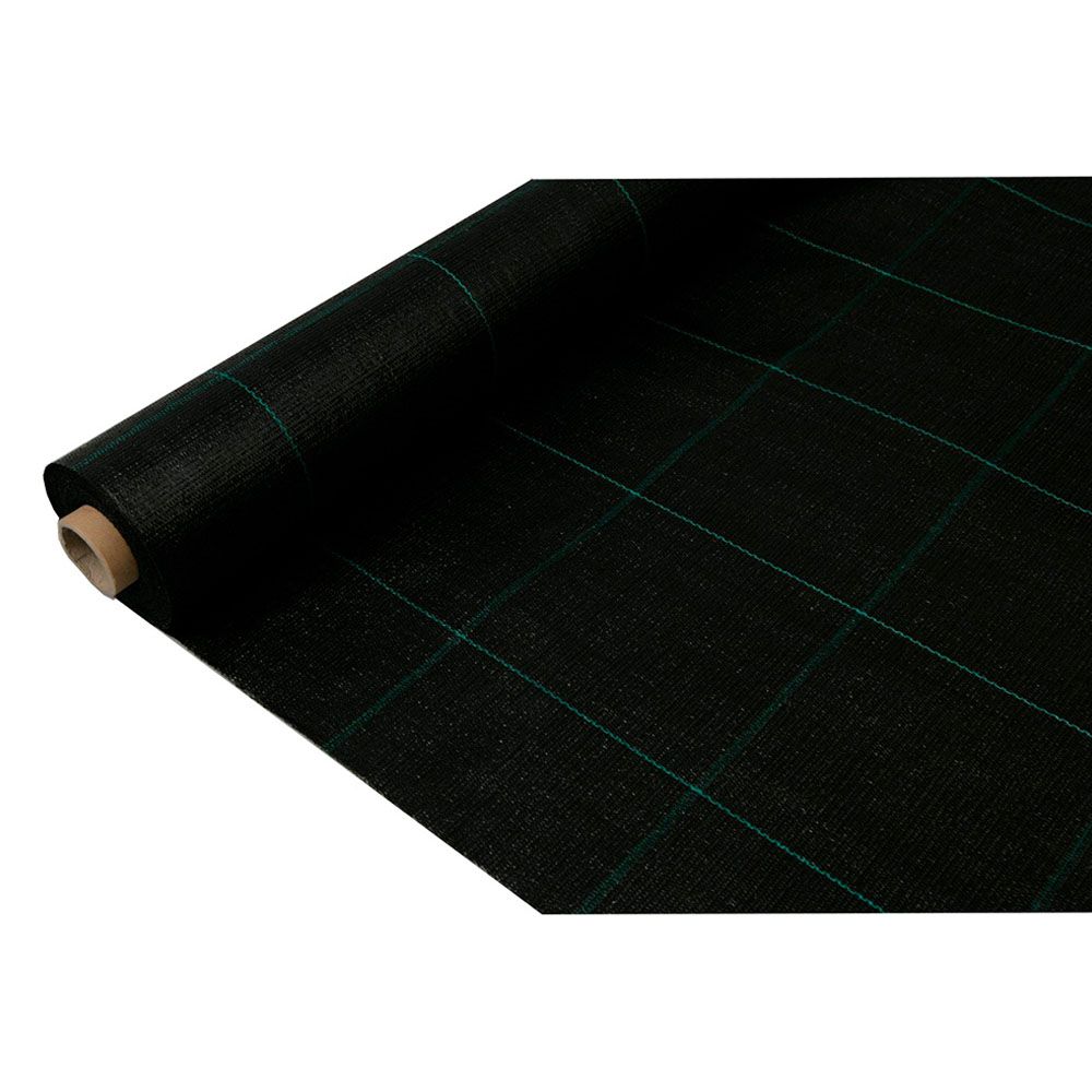 Malha anti-erva 100 g/m² preto 2 x 25 m