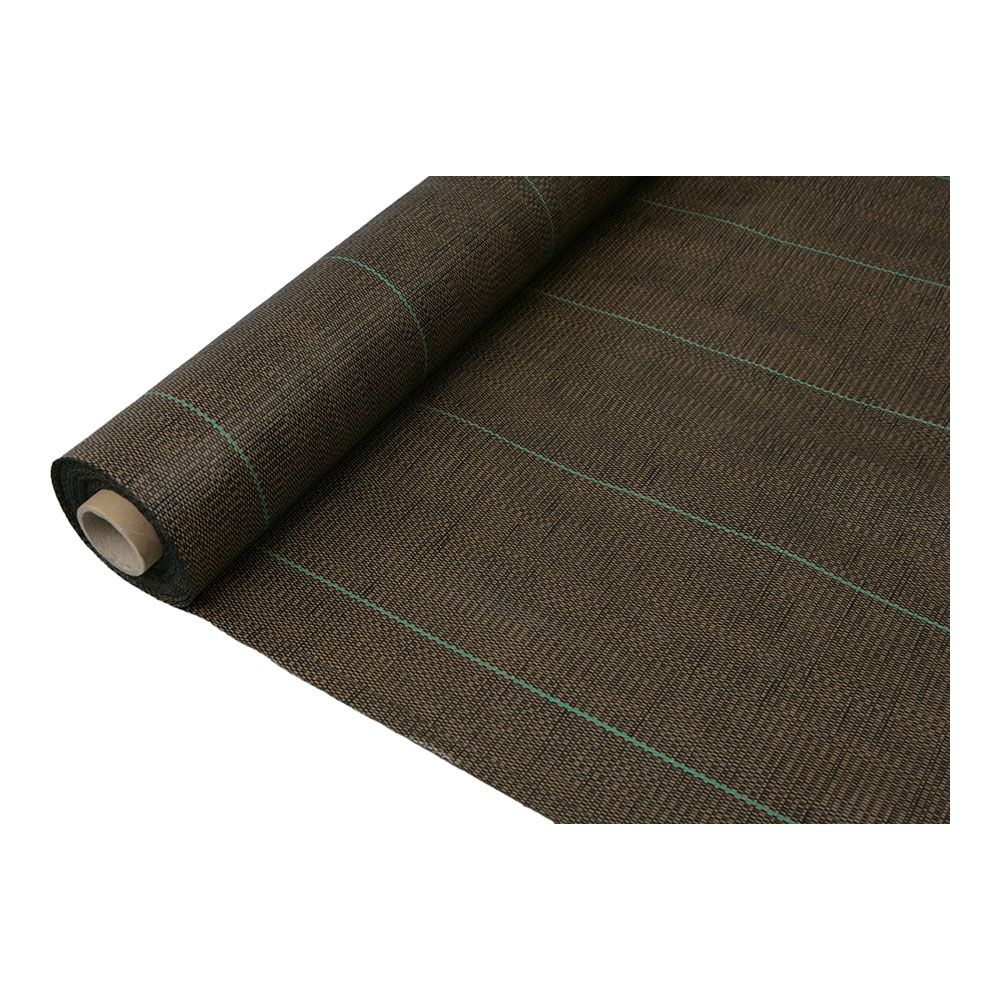 Malha anti-erva 100 g/m² castanho 1 x 100 m