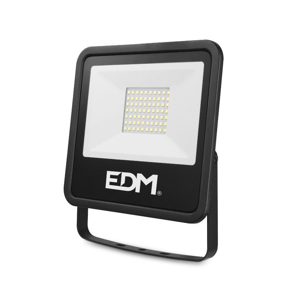 Projetor LED 50W 4000 LM 6400 K LUZ fria black series, 19,2 x 17,5 x 2,9 cm - Image 2