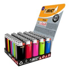 Mini j25 isqueiro cores sortidas display 50 unidades