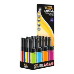 Isqueiro multiuso ez alcance display de cores sortidas 20 unidades