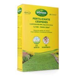AGREEN Fertilizante Granulado para Relvado, 1,5 kg - 50 M²