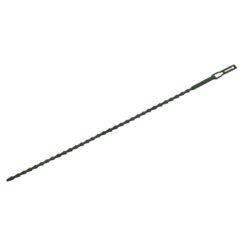 Gravatas reutilizáveis e ajustáveis, verdes, 33,5 cm, blister 12 unid.
