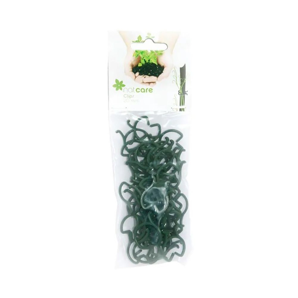 Clips pvc para entutorar pequenas árvores, 4 x 2,7 cm, blíster 20 uds - Image 2