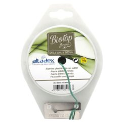 Arame plastificado verde, Ø2 mm x 100 m