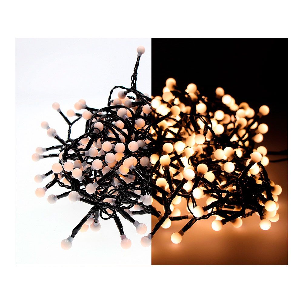 Grinalda "cherry compact" 500 leds multifuncionais, LUZ quente, para exteriores, 11 m - Image 2