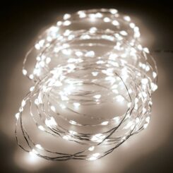Grinalda micro LED 180 leds, multifunções, LUZ quente, exterior, 9 m