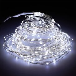 Grinalda de micro LED para árvore de 180 cm, 408 leds, LUZ fria, exterior, 6,8 m
