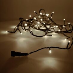 Grinalda luminosa easy-connect 60 leds branco quente IP44 4m