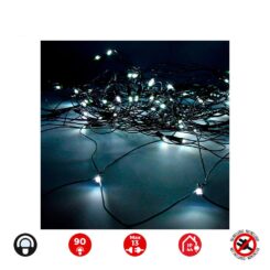 Cortina RED easy-connect 90 leds branco frio 30V total 1,62W IP44 2x1,5m